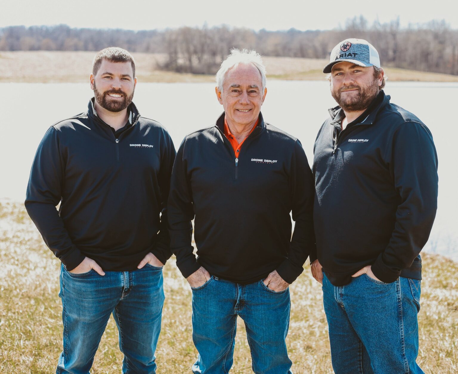 drone-pilots Drone Deploy Aerotech Pilots Bryce Frieden, Chuck McGrew, and Blake McGrew